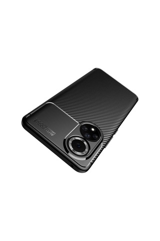 Rba Aksesuar Huawei Honor 50 Kılıf Rba Negro Silikon Kapak - Siyah Siyah