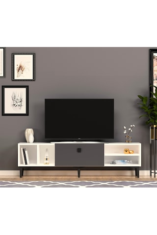 Sole Tv Ünitesi Beyaz Antrasit