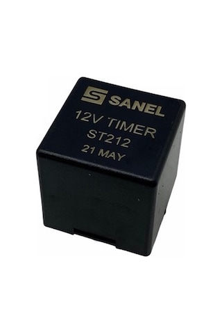 Sanel 12V Zaman Rölesi 3 Uçlu 2 Sn. Süre Otokar N11.2850