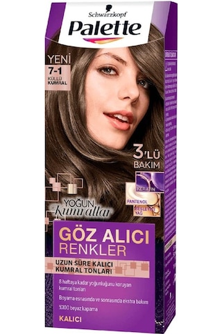 Palette Yoğun Göz Alıcı Renkler Saç Boyası 7 - 1 Küllü Kumral (313659310)