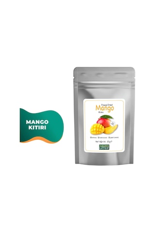 Mango Kuru Meyve Cipsi Dondurularak Kurutulmuş Freeze Dried 20 G