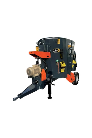 Burkon 2.5m³ 380v Ve Traktör Şaftlı Çekilir Yem Karma Makinesi