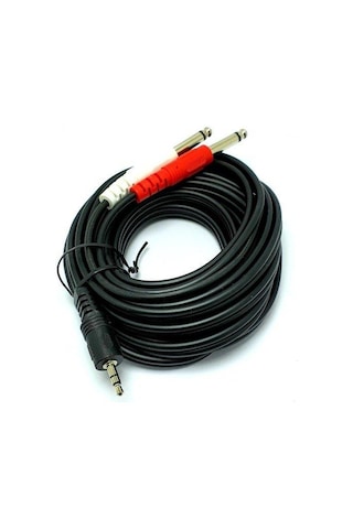 Electroon 3.5Mm Stereo 2X6.3Mm Mono Jaklı Kablo 5Mt