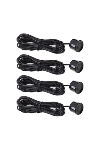 Moly Araba Park Etme Radar Sistemi, 4 Ultrasonik Sensör, Tersi Vites Sesli Uyarı, Kolay Kurulum 12v, Profesyonel Park Yardımcısı