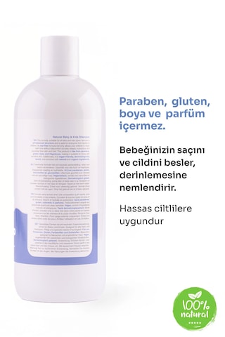 Babyton Göz Yakmayan Doğal Bebek Ve Çocuk Şampuanı 400 Ml