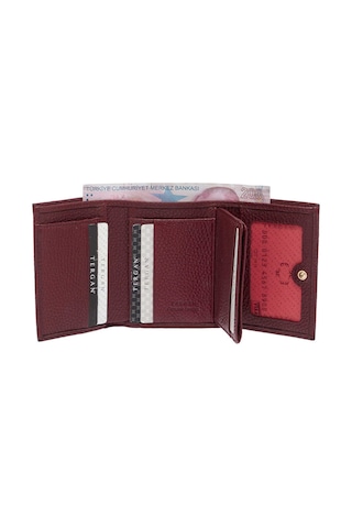 Tergan Bordo Hakiki Deri Kadın Cüzdan - S1cb00005633-m71 Bordo