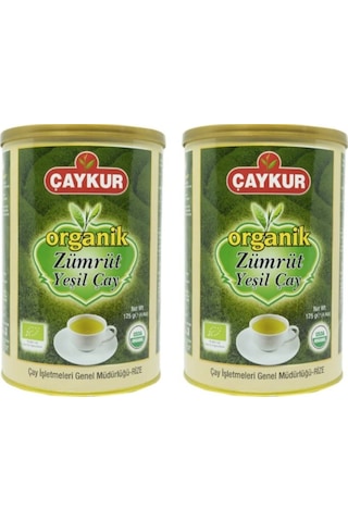 Çaykur Organik Zümrüt Yeşil Çay 2 x 125 G