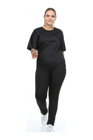 Pastimore Termal Sauna Badi Tayt Takım Siyah