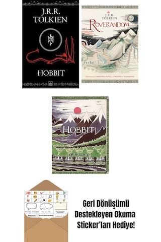 Hobbit Siyah Kapak + Roverandom Özel Ciltli Baskı + Hobbit Özel Ciltli Baskı