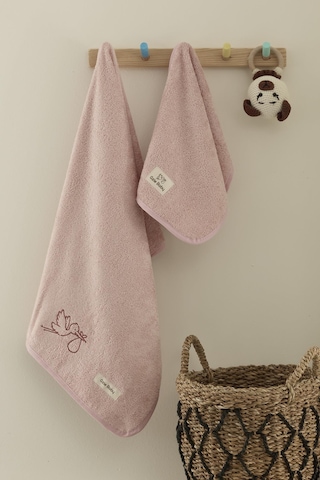 Bambu Antibakteriyel Çocuk Nakışlı 30x50 50x100 Havlu Seti Pembe Bambu Antibakteriyel Çocuk Nakışlı 30x50 50x100 Havlu Seti Pembe