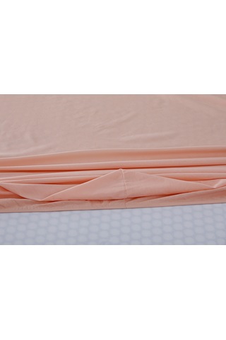 Colourful Fitted Çarşaf Çift King Size - Somon