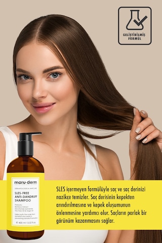 Maruderm Kepeğe Karşı Etkili Sülfatız Şampuan 400 ML