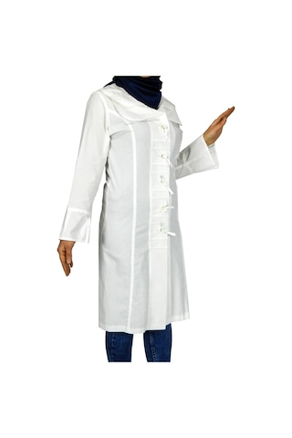 Kadın Beyaz Tunik Akr302-Beyaz-1 Beyaz