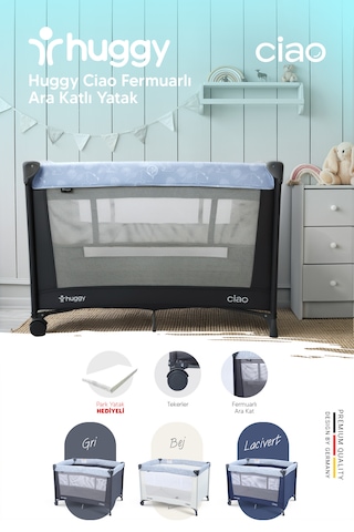 Huggy Bej Ciao Park Yatak Oyun Parkı + Yatak