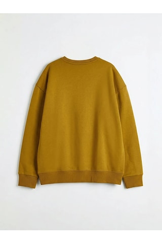 Lc Waikiki Yeşil Erkek Bisiklet Yaka 3 İplik Şardonlu Sweatshirt