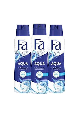 Fa Aqua Sprey Deodorant 150 ML x 3