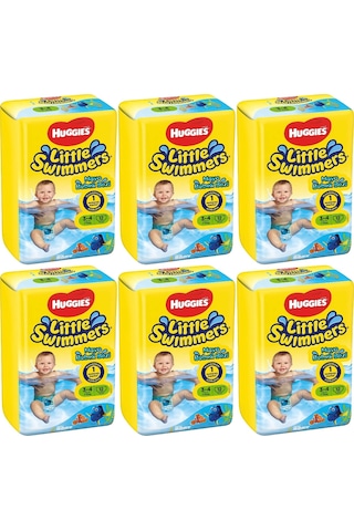 Huggıes Little Swımmers Mayo Bebek Bezi Beden:3-4 7-15kg 72adet 3 Numara 6'lı