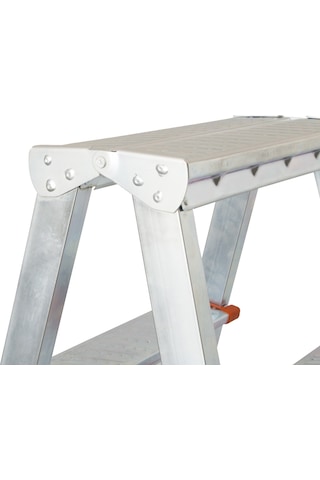 Safir Serisi - 5+5 Basamaklı Çift Çıkışlı Galvanizli Profil Merdiven Ev, Bahçe, İşyeri İçin Uygun