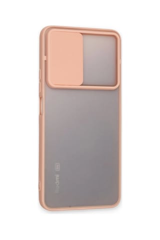 Newface - 198 - Xiaomi Redmi Note 11 Pro Plus 5g Kılıf Palm Buzlu Kamera Sürgülü Silikon - Csmo-tex - - Pembe