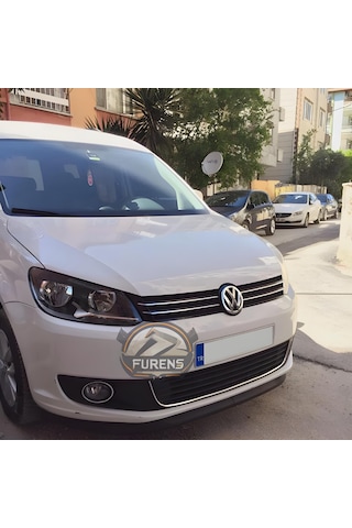 Volkswagen Caddy Mk3,5 2010-2015 Uyumlu H Lip Esnek Ön Lip 2 Parça Karlık Ön Ek Tampon Altı Dill