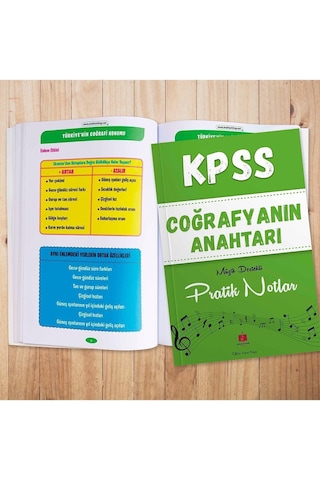 Kpss 2026 Coğrafyanın Anahtarı Müzik Destekli Pratik Notlar - Umut Kaya