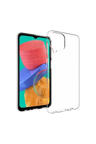Zore Galaxy Uyumlu M33 Kılıf Süper Silikon Kapak - Renksiz Renksiz