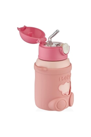 Shotay Happy Everyday Çelik Termos Matara Çocuk 480ml Pembe