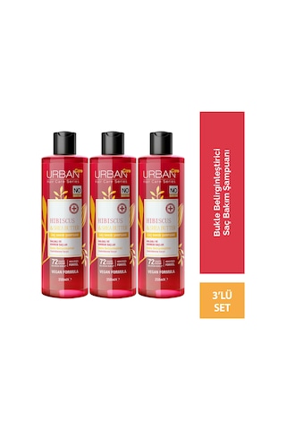 Hibiscus & Shea Butter Bukle Belirginleştirici Saç Bakım Şampuanı-350 Ml-vegan X3