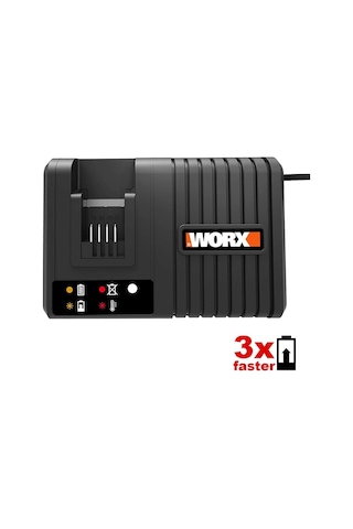 Worx WA3867 20V Li-Ion Powershare Hızlı Akü Şarj Cihazı
