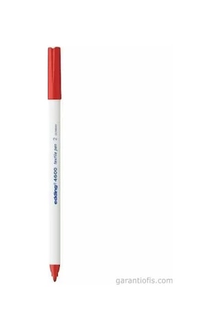 Edding 4600 Kırmızı Kumaş Boyama Kalemi T-shirt/tekstil Pen