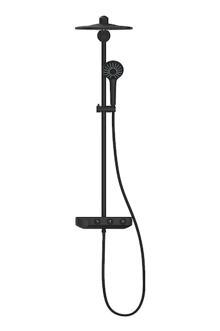 Grohe Euphoria Smartcontrol System 310 Duo Duvara Monte Termostatik Bataryalı Duş Sistemi Phantom Black - 22120kf0 Siyah