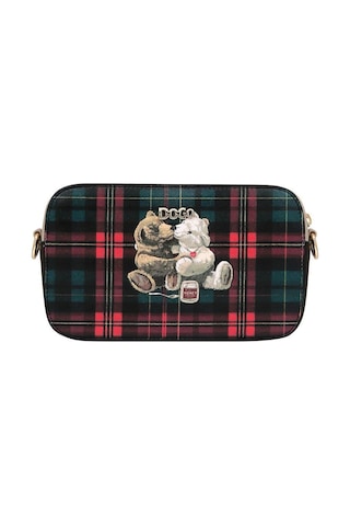 Dogo Kadın Vegan Deri Çok Renkli El Çantası - Teddy Bear Tasarım Multicolor