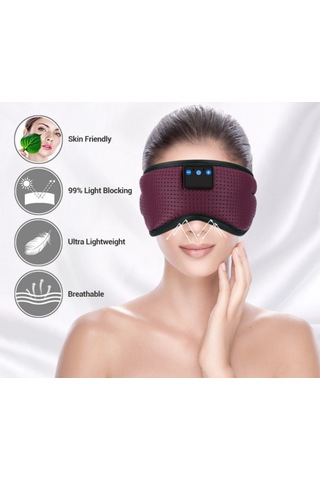 Yaozixa Bluetooth Uyku Maskesi Kulaklık: 2'li 1 Ses Kalitesi, Uzun Pil, Ev Ve Seyahat İçin Uyku Yardımı