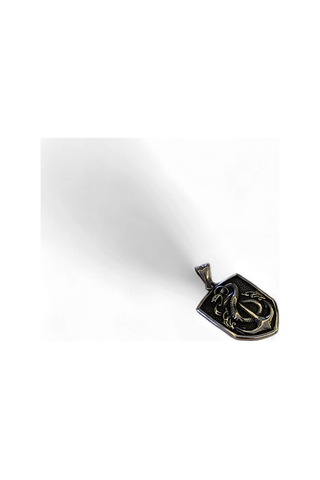 Yılanlı Denizci Çelik Kolye Ucu Gri