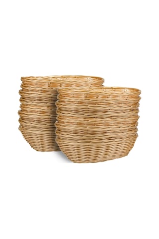 16 Plastik Oval Sepet, 8-3/4x6-1/4x2-3/4 İnç Diğer