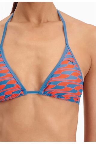 Puma Swım Bağlamalı İpli Bikini Üstü 935507 01 Açık Mavi