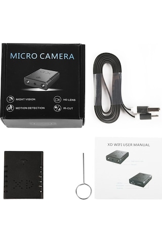 Tongxida Gece Görüşlü, Hareket Algılamalı, Sd Kart Depolamalı Kablosuz Güvenlik Kamerası - İç Ve Dış Kullanım, Android Ve İos Çok Renkli