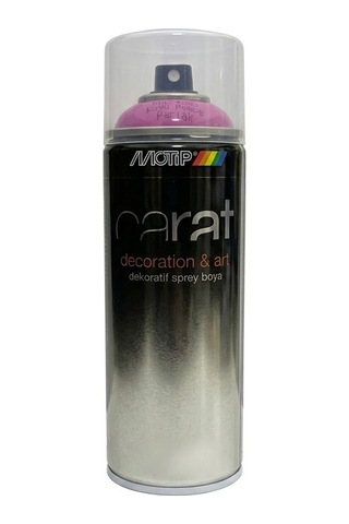 Motip Carat Ral 4003 Sprey Boya 400ml - Parlak Koyu Pembe Çok Renkli