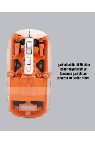 Hafif Ve Taşınabilir Fare 43 Gram Otomatik Uyku Modlu 1