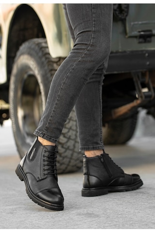 Daxtors Darko Su Ve Soğuk Geçirmez Içi Kürklü Unisex 36-46 Büyük Numara Mevcut Bot Siyah