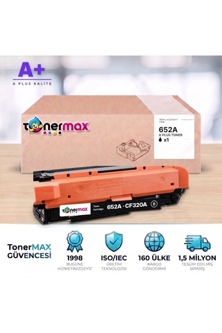 Hp 652a Cf320a Siyah Uyumlu Toner A Plus / Color Laserjet Enterprise M651 / Flow Mfp M680