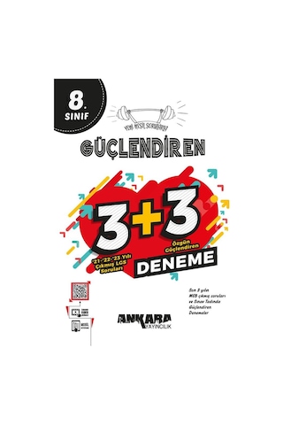Ankara Yayınları 8.sınıf Güçlendiren 3+3 Deneme