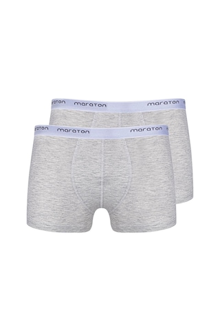 Maraton 2'li Erkek Ekru Boxer Ekru