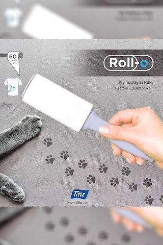 60 Yaprak Titiz Rollo Tüy Toplama Rulosu - Ekstra Güçlü Toz