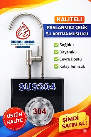 Su Arıtma Musluğu Paslanmaz Çelik 1
