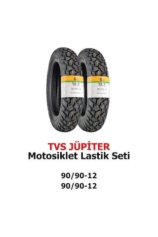 Tvs Jüpiter, 90/90-12 Tl Ve 90/90-12 Tl Dubleks Motosiklet Lastik Seti