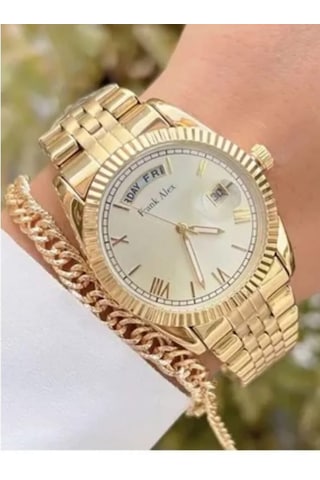 Frank Alex Bayan Kol Saati Bakır