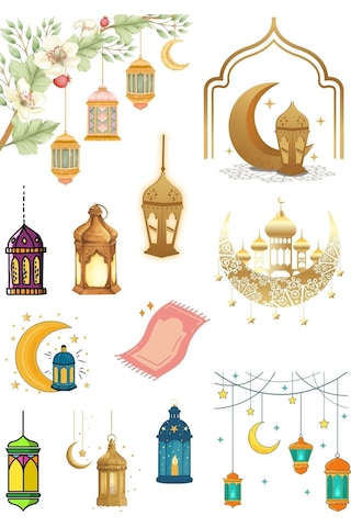 Stickerlı Set Merve Gülcemal - Allahı Neden Göremiyorum, Kalbimin Süsü Oruç- Keloğlan Oruç Peşinde