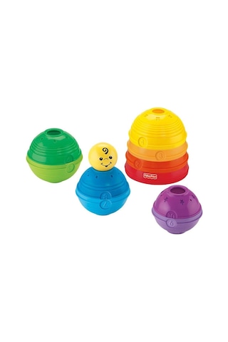 W4472 Fisher-price Numaralı Kaplar / Sıralama Ve Şekil Ayırma Oyuncakları Çok Renkli