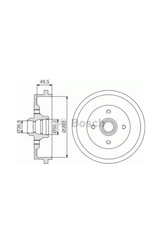 Skoda Kampana Felicia Favorit Forman Arka Fren Kampanası